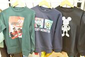 【ワークマン】Disney/裏毛スウェットシャツkids 1,500円