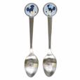 スプーンセット 2,400円｜サイズ：（1本あたり）長さ約15cm、2本セット｜東京ディズニーリゾート「Disney Blue Ever After」グッズ｜発売日：2023年5月25日（木）｜販売店舗：東京ディズニーランド「ディズニー＆カンパニー」、東京ディズニーシー「ベッラ・ミンニ・コレクション」