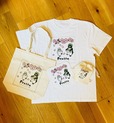 【Pensta CIAL桜木町店】「Suicaのペンギンオープン限定 お祝いの花「桜」シリーズ」Tシャツ 4,290円（サイズS・M・L・XL 合計230枚限定）、トートバッグ 2,970円（200枚限定）、ハンカチ 770円（500枚限定）、巾着 792円（500枚限定）