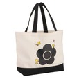 【マリークワント×PEANUTS】MARY QUANT × PEANUTS™ トート (ブラック/グレー/ピンク)各¥6,600（税込み）