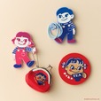 【ペコちゃん×Afternoon Tea LIVING】マグネットフック 各￥1,320、マグネット ￥1,320、がま口ミニポーチチャーム ￥1,980