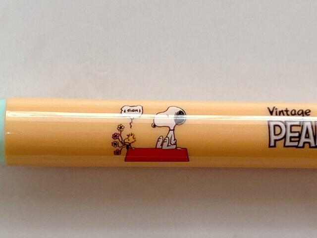 スヌーピーにお花を渡そうと準備しているウッドストック姿が愛らしい♪