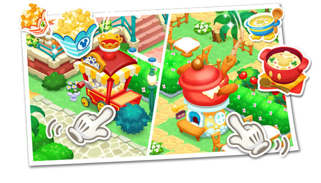 「マジックキャッスル ドリームアイランド」ポップコーンやスープも作れる ©Disney