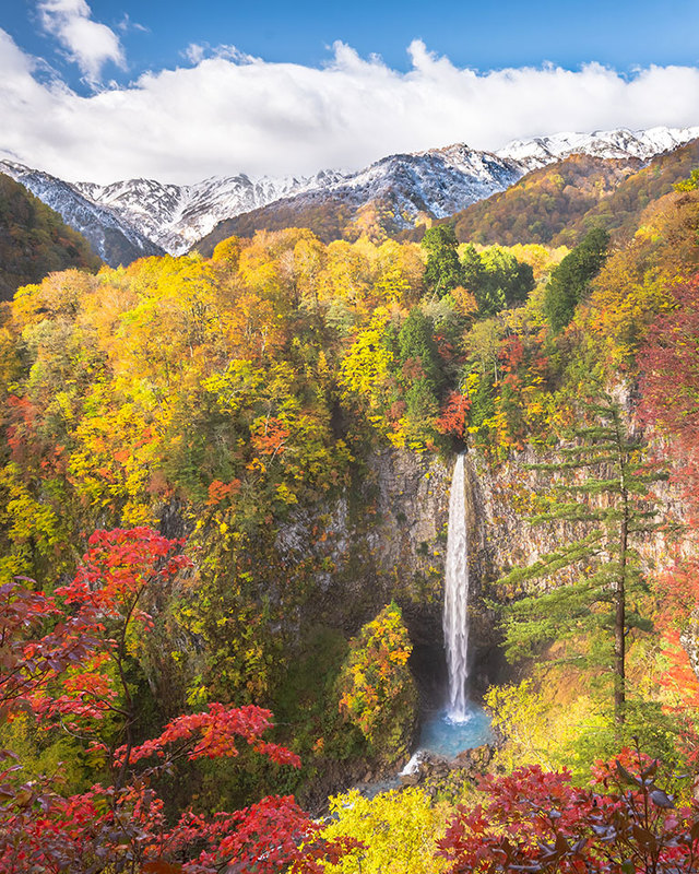 白水の滝（白川村）　photo by：徳田夕美（＠studio_sunset_sea）さん