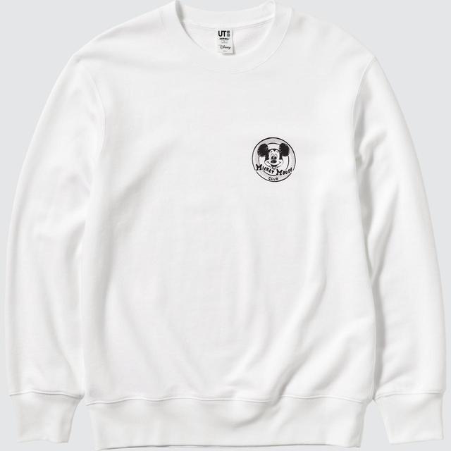 モノクローム ミッキーマウス アート バイ ジョシュア・ヴィーダス スウェットシャツ(長袖)