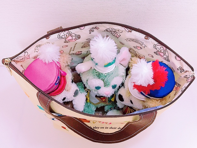 ハッピーマーチングファンSSサイズ3体入れて閉まります