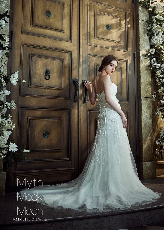 「Myth Mock Moon（ミスモックムーン）」新作ウェディングドレス MMM0170 offwhite