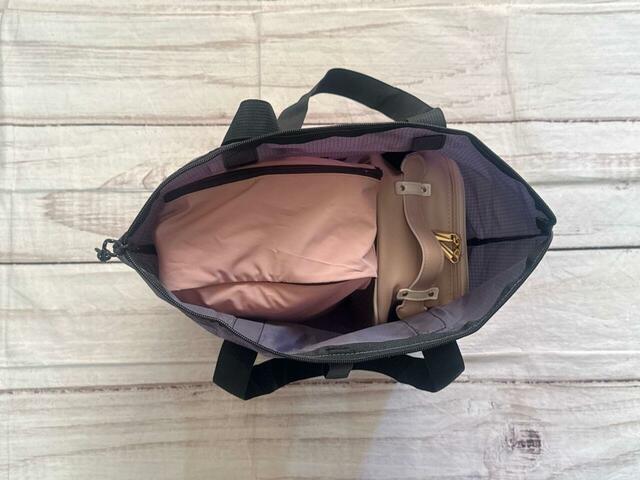 1泊の際の荷物も収納できました♪