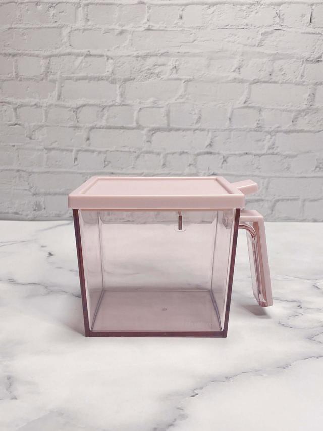 【Francfranc（フランフラン）】スタッキング クッキングコンテナ L ピンク／税込800円