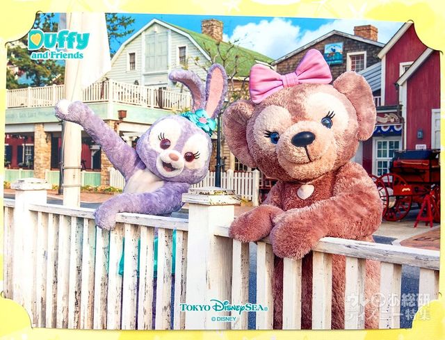 ディズニースナップフォトおまけ写真（ダッフィーグリーティング）