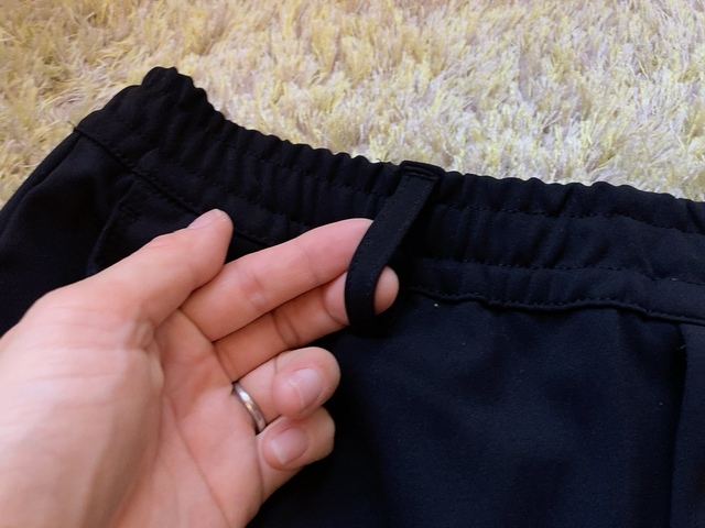 【ワークマン ドリブンスウェットジョガーパンツ】ベルトループもついています