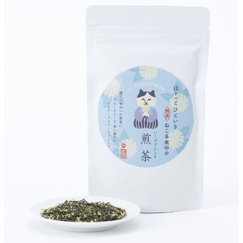 ねこ茶商印のハーブブレンド煎茶