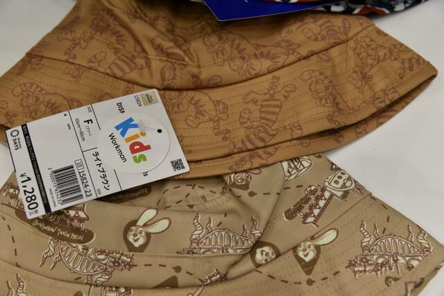 【ワークマン】Disneyプリントバケットハット　キッズ用