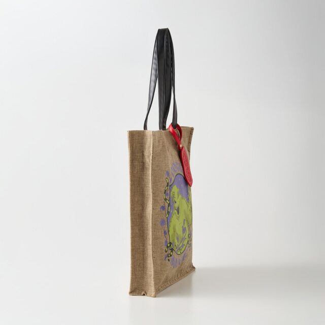 麻調素材のトートバッグ「ウギー・ブギー」|¥4,990 (税込)