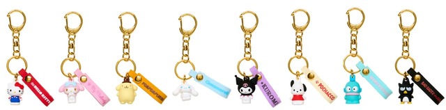 【サンリオショップ55周年記念「Mini Sanrioシリーズ」】シークレット立体キーホルダー風ミニチャーム(1アイテム/全8種)各792円