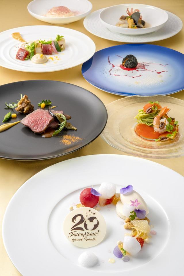 「ベッラヴィスタ・ラウンジ」“東京ディズニーシー20周年：タイム・トゥ・シャイン！” グランドフィナーレ・グルメディナーコース