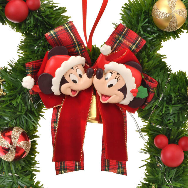 ミッキー&ミニー リース ライトアップ DISNEY CHRISTMAS 7,500円