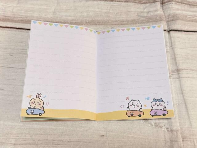 罫線付きのメモページも!