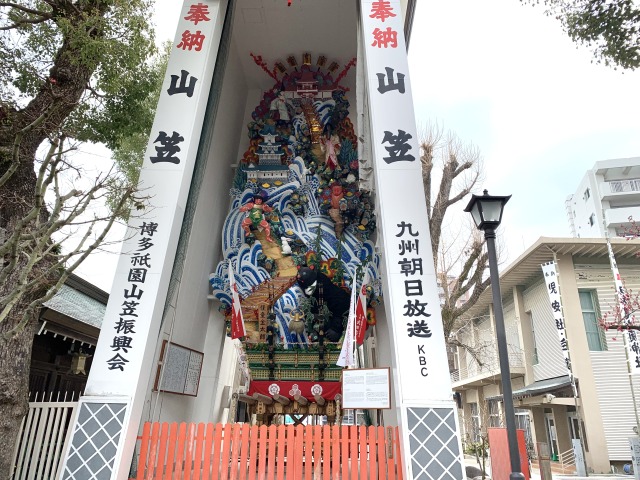 博多祇園山笠祭りの山車