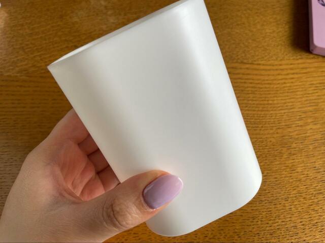 【セリア T105 LifeTRAY】7.5cm×7.5cm×10.5cmの大きさです