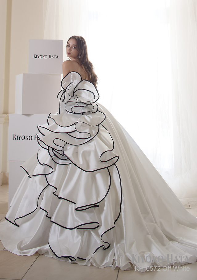 【KIYOKO HATA キヨコハタ】新作ウェディングドレス：KH-0572_OffWhite