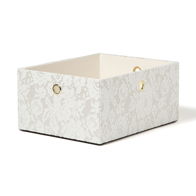 【Francfranc（フランフラン）】レース スタッキングボックス