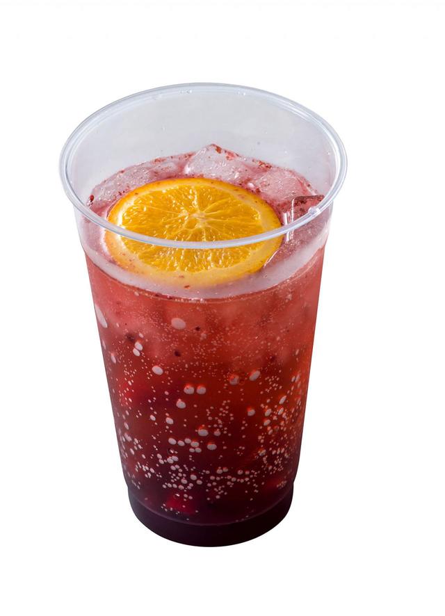 スパークリングドリンク(バイオレットシロップ) 600円｜提供店舗：東京ディズニーシー「カフェ・ポルトフィーノ」｜東京ディズニーリゾート「ディズニー・ハロウィーン」2022スペシャルメニュー