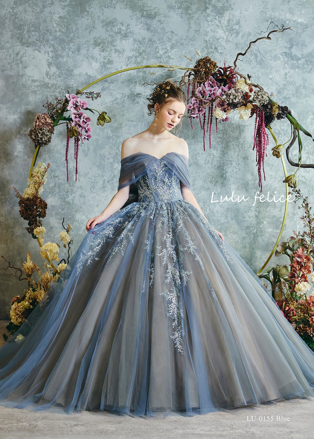 M DOLLYチェックアンジェリカロングドレス M DOLLY original* check angelica long dress/チェックアンジェリカ