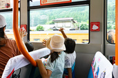 バスのバーティー車内｜大井川鐵道「Day Out With Thomas 2018」