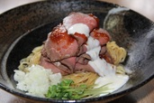 信州牛ローストビーフ油そば