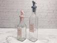【Francfranc（フランフラン）】オイル＆ビネガーボトル S ピンク／税込500円・オイル＆ビネガーボトル L グレー／税込600円
