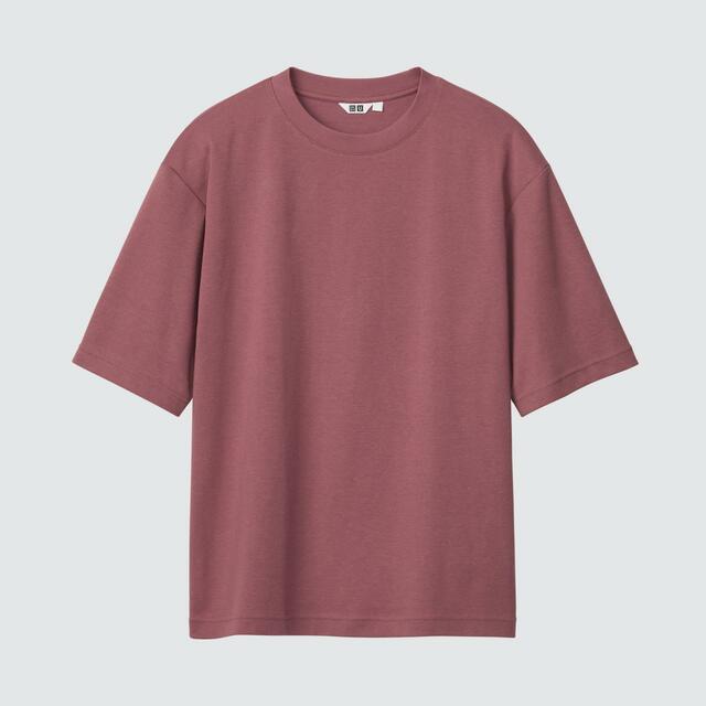 エアリズムコットンオーバーサイズTシャツ(5分袖)¥1,990→¥1,290|ユニクロ「40周年感謝祭」