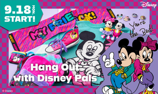 PLAZA「Hang Out with Disney Pals」ディズニーオリジナルグッズ