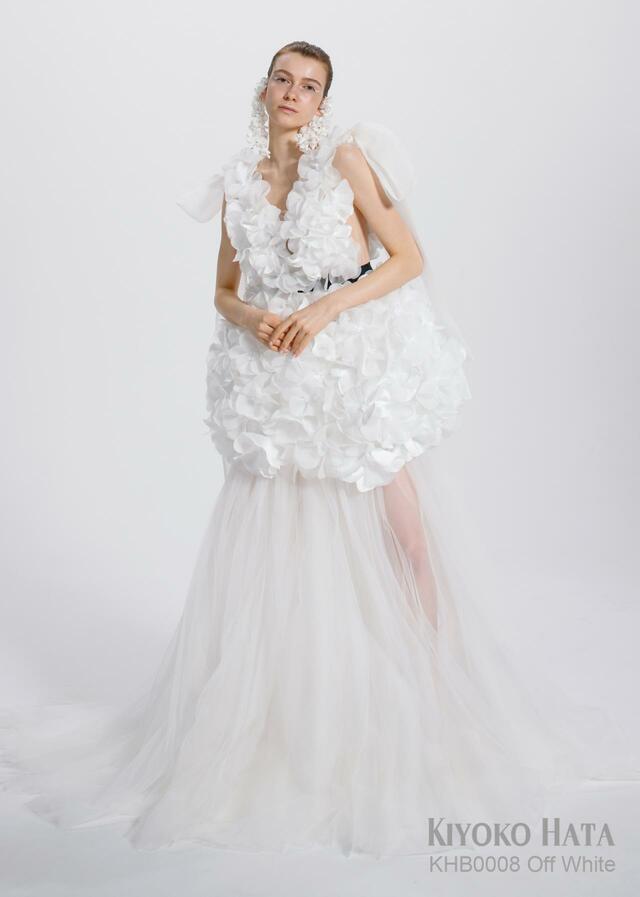 「KIYOKO HATA」新作ウェディングドレス KHB0008_OffWhite
