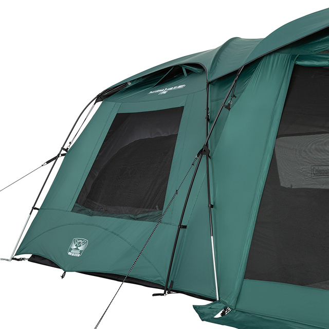 【コールマン　タフスクリーン2ルームエアー/MDX+（モスグリーン）】空気循環を促すサークルベンチレーションワイドエアシステム搭載
