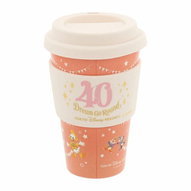 タンブラー 3,400円｜サイズ：直径約9×高さ約14cm｜東京ディズニーリゾート40周年“ドリームゴーラウンド”スペシャルグッズ｜発売日：2023年4月10日（月）｜販売店舗：東京ディズニーランド「グランドエンポーリアム」、東京ディズニーシー「エンポーリオ」