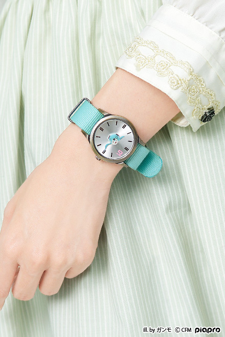 初音ミク×スキヤキ いただきま~す!腕時計