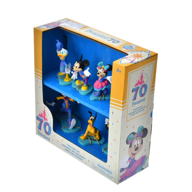 ミッキー&フレンズ フィギュアセット DISNEYLAND RESORT 70TH CELEBRATION 4,000円→3,199円