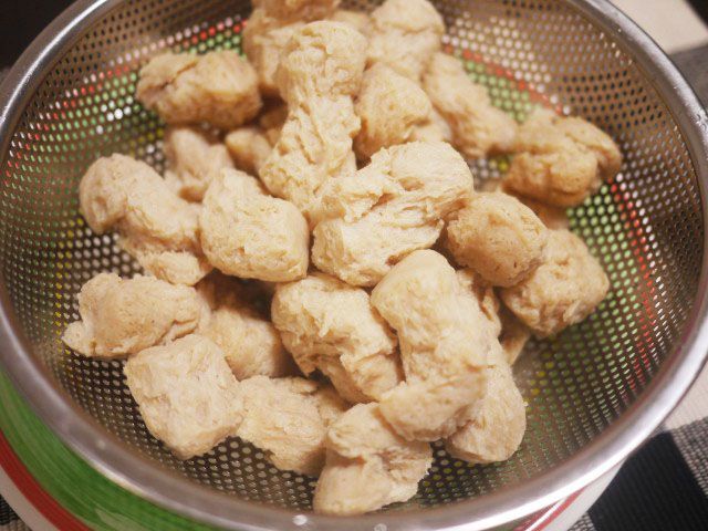 「大豆肉」の激ウマメニュー／無理に水分を出すと旨みが抜けてしまうらしい