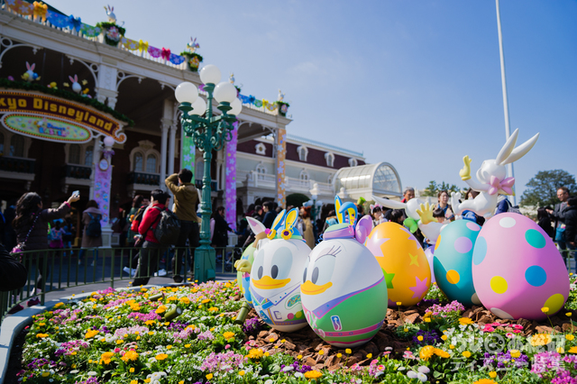 エントランスのデコレーション|東京ディズニーランド2017年「ディズニー・イースター」