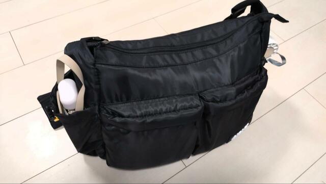 【AIGLE（エーグル） ビッグショルダーバッグ】アウトドアや旅行にも十分対応できる収納力です！