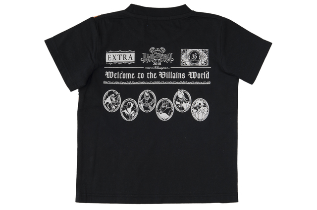 Tシャツ｜100/120 各2,100円、140 2,500円、S/M/L/LL 各2,800円、3L 3,100円｜東京ディズニーシー「ディズニー・ハロウィーン」2018