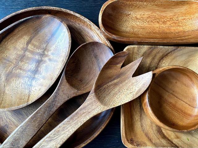 【カインズホーム アカシア食器シリーズ】木製の食器で料理をもっとおしゃれに！