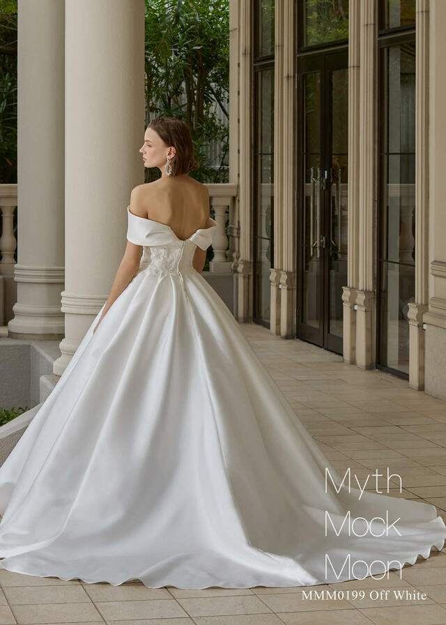 クラウディア「Myth Mock Moon（ミスモックムーン）」新作ウェディングドレス　MMM0199_Off White