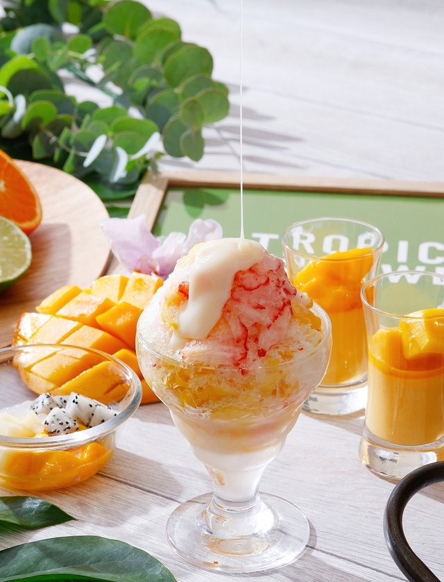 夏に欠かせないホテルパティシエ特製のかき氷をお届け【トロピカルフルーツシャワー スイーツブッフェ】