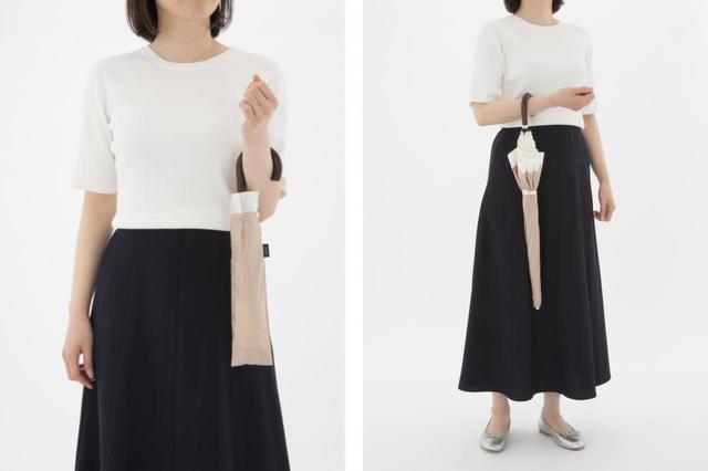 折畳傘：晴雨兼用2WAYバイカラー：￥2,640（税込）