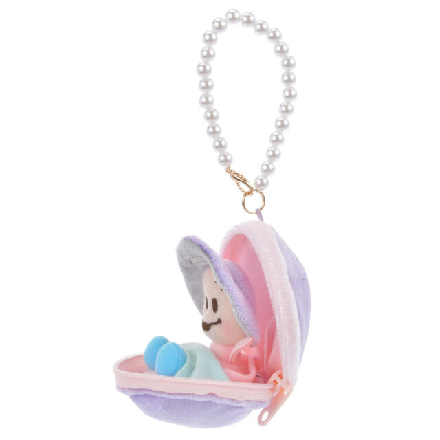 ヤングオイスター ぬいぐるみキーホルダー・キーチェーン ファスナータイプ パールチェーン ヤングオイスター 2,000円