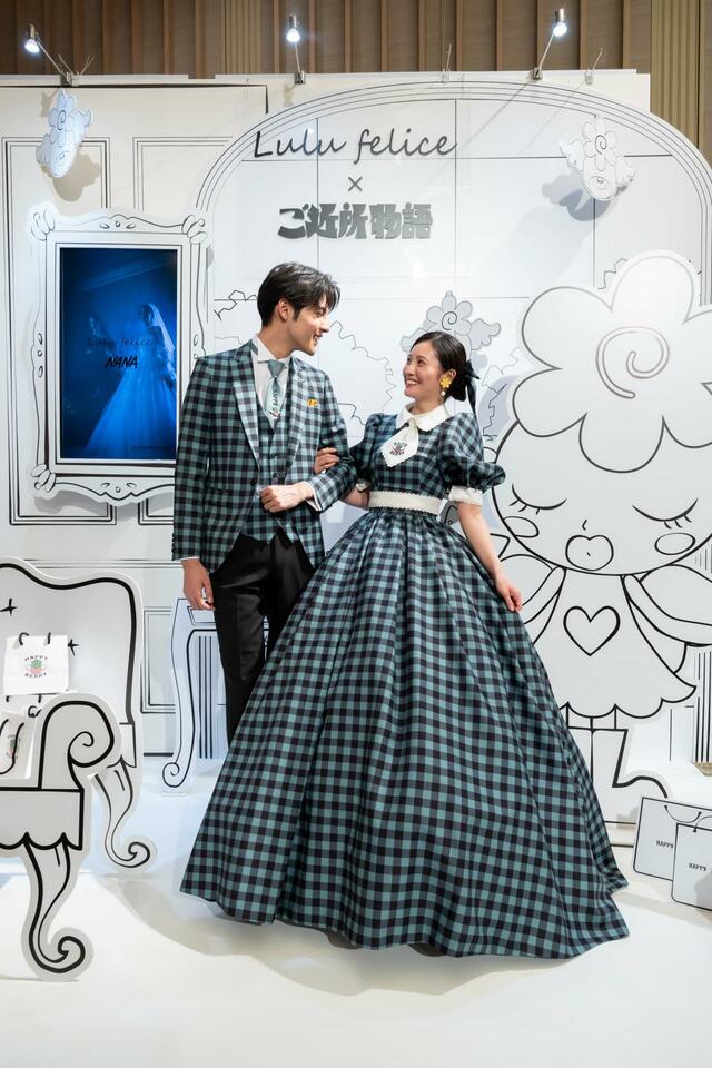 「Lulu felice×ご近所物語」新作ウェディングドレス LU-1008_Green LU-2008_Green