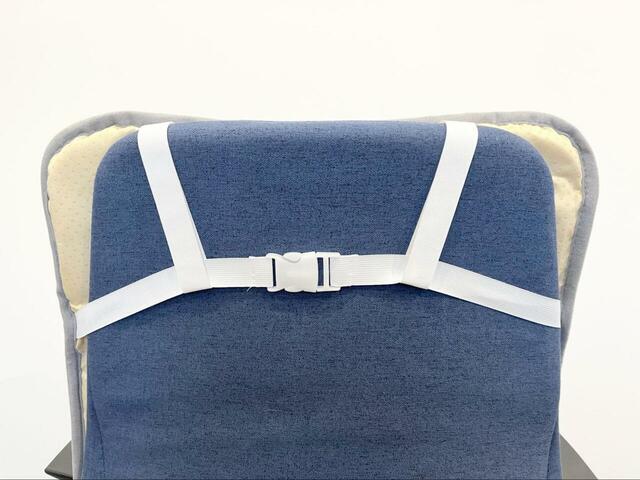 【Gadeel 電気座布団】専用の固定バンドが付いているので、椅子への取り付けはとっても簡単！