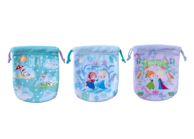 きんちゃくセット 1,600円|東京ディズニーランド「アナとエルサのフローズンファンタジー」
